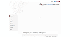 Desktop Screenshot of mymajorcawedding.co.uk