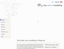 Tablet Screenshot of mymajorcawedding.co.uk